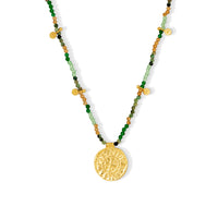 Bondi Beaded Coin Necklace