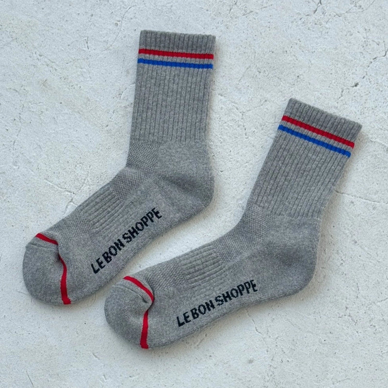 *NEW COLOUR* Boyfriend Socks True Grey