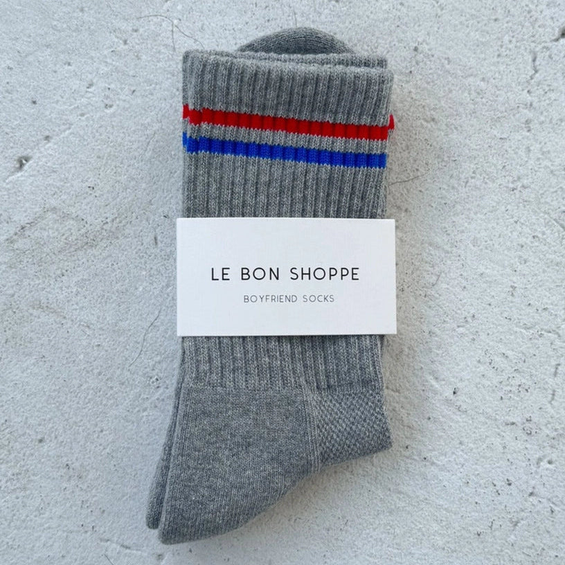 *NEW COLOUR* Boyfriend Socks True Grey