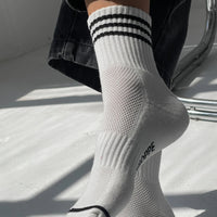 *NEW* Le Bon Shoppe Girlfriend Socks White