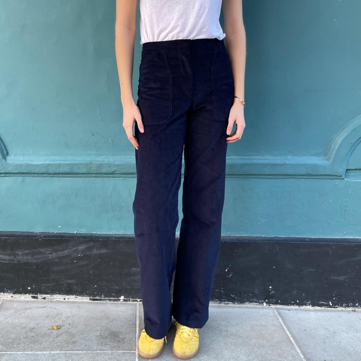 *NEW COLOUR* Cord Melrose Pant Navy