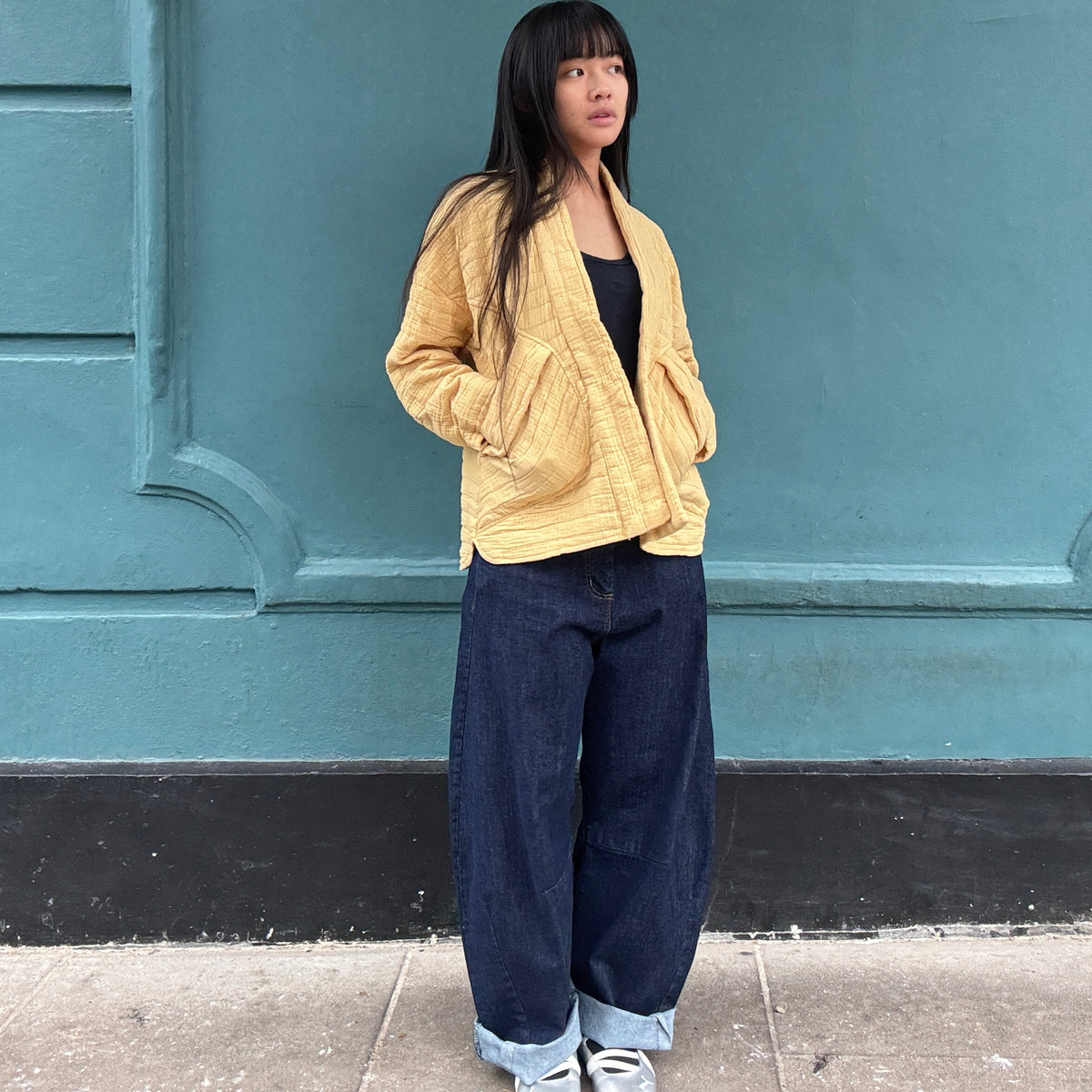 *NEW* Quilted Kimono Pale Sunshine