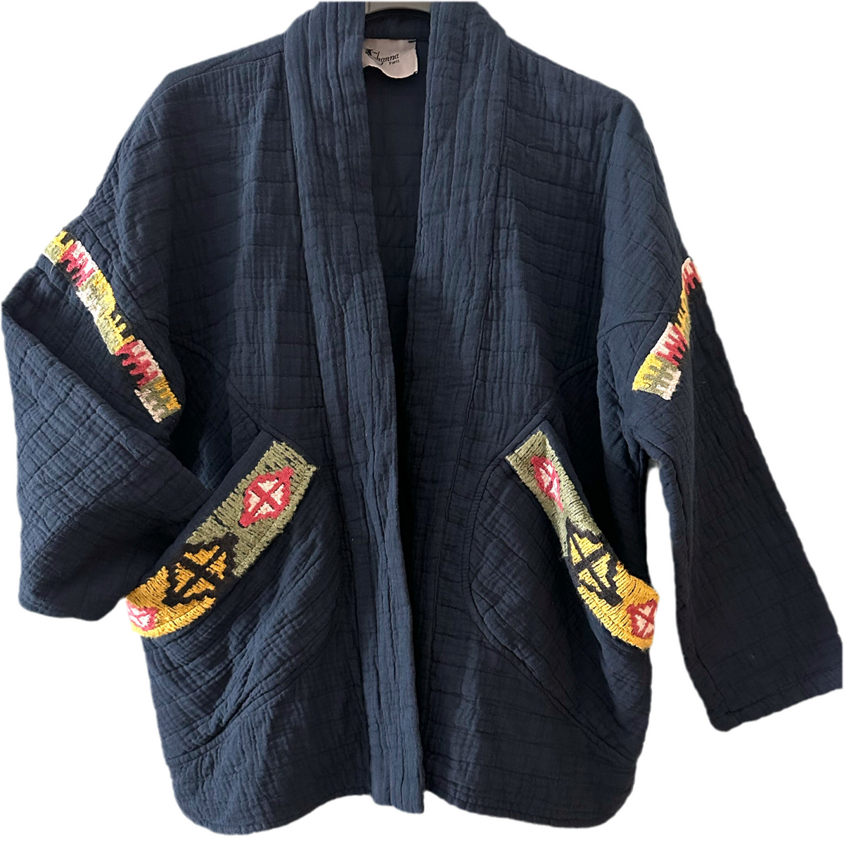 *NEW SEASON* Johanna Braided Kimono Navy
