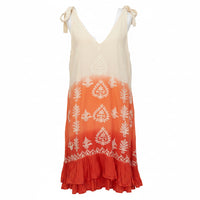 Pranella Amal Slip Dress Peach Ombre