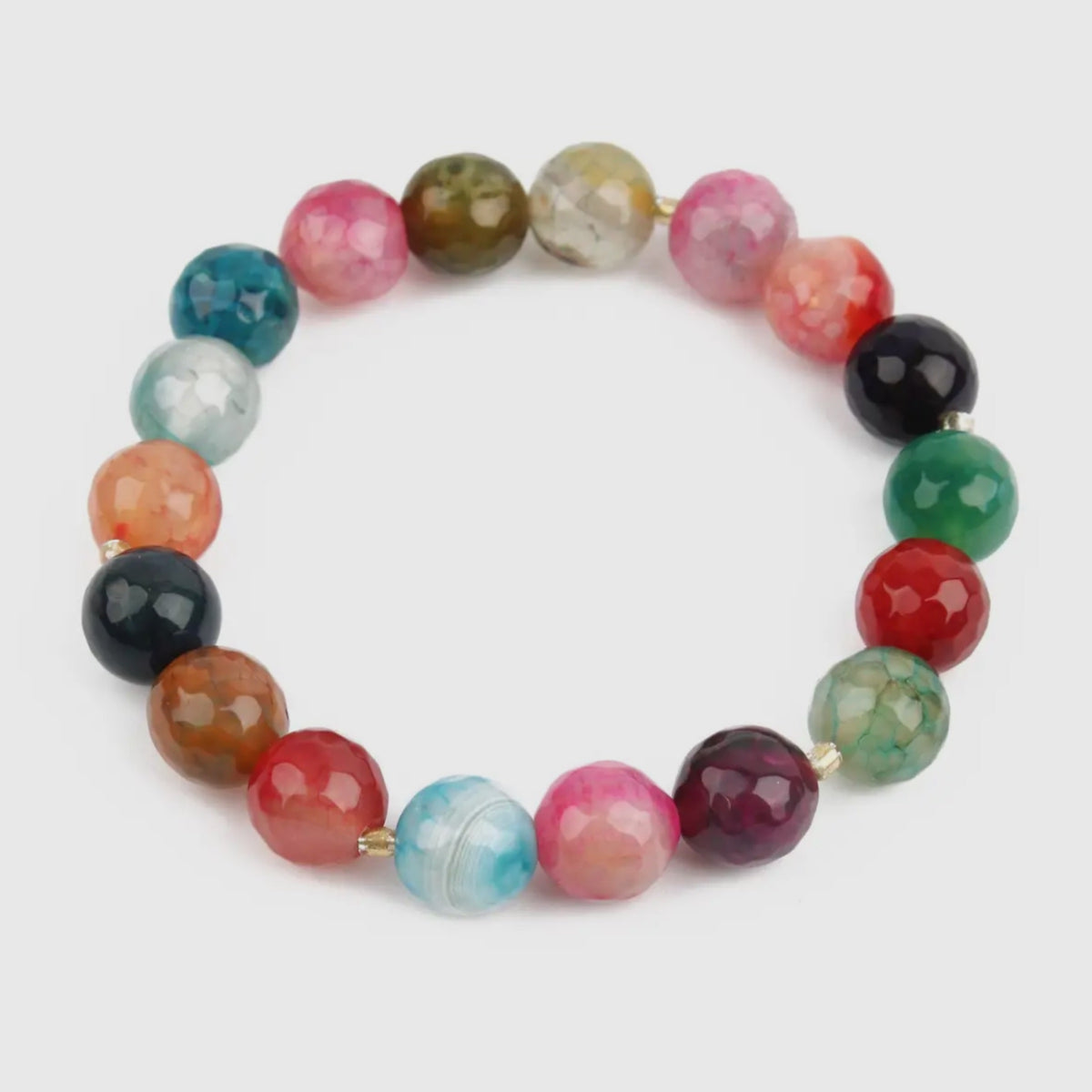 *NEW* Rainbow Beaded Elastic Bracelet