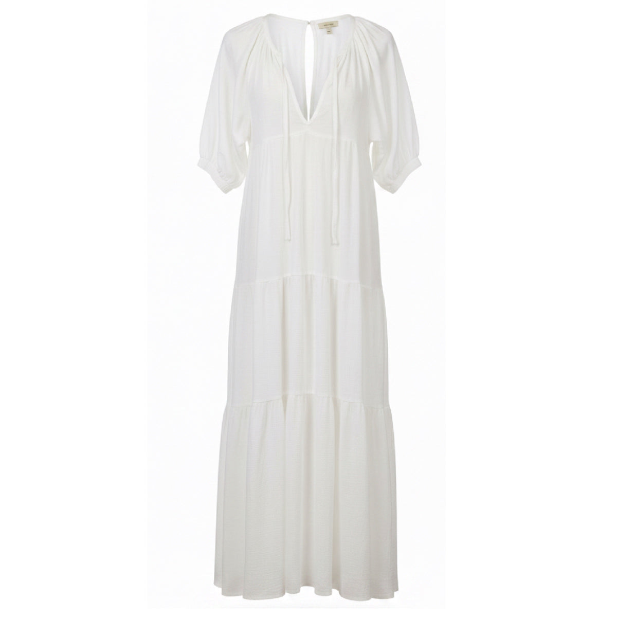Provence White Midi Dress