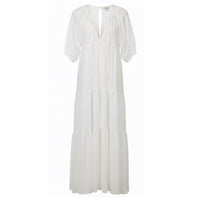 Provence White Midi Dress
