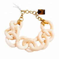 Resin Link Bracelet Emerald