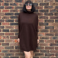 *NEW* Absolut Cashmere Extra Long Turtle Neck Chocolate