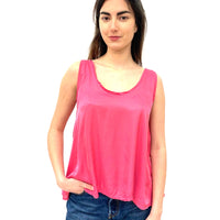 Sluiz Ibiza Pink Vest Top
