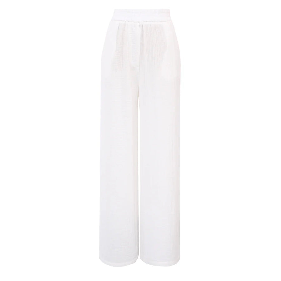 FRNCH Aymie Trouser White