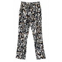 Leopard Print Silk Pant