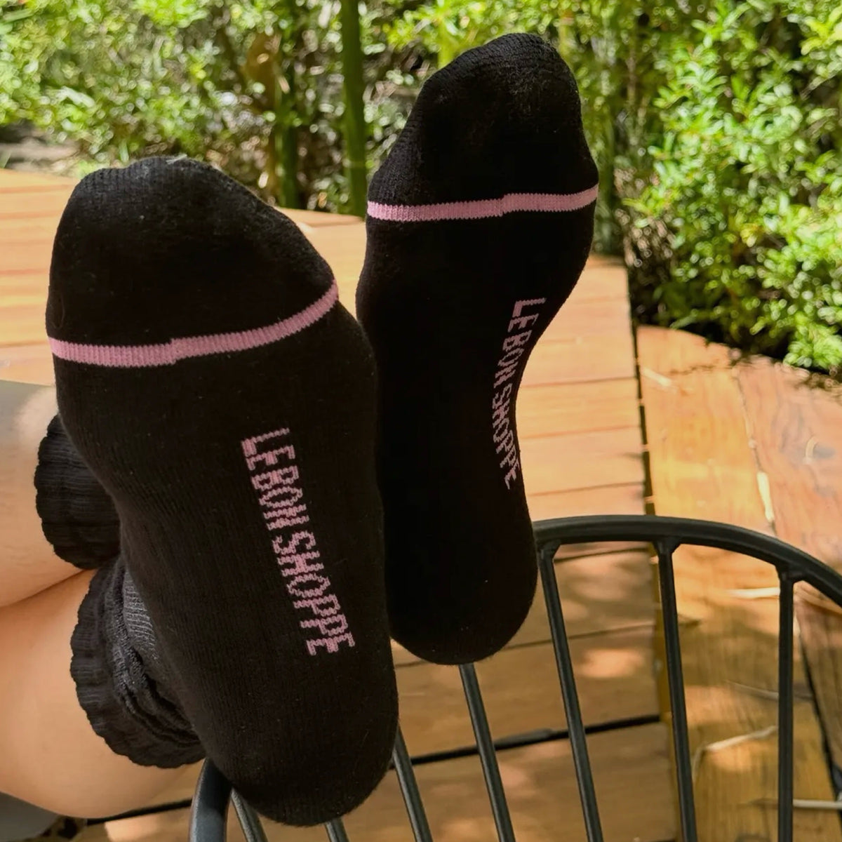 *New Style* Le Bon Shoppe Ballet Socks Black