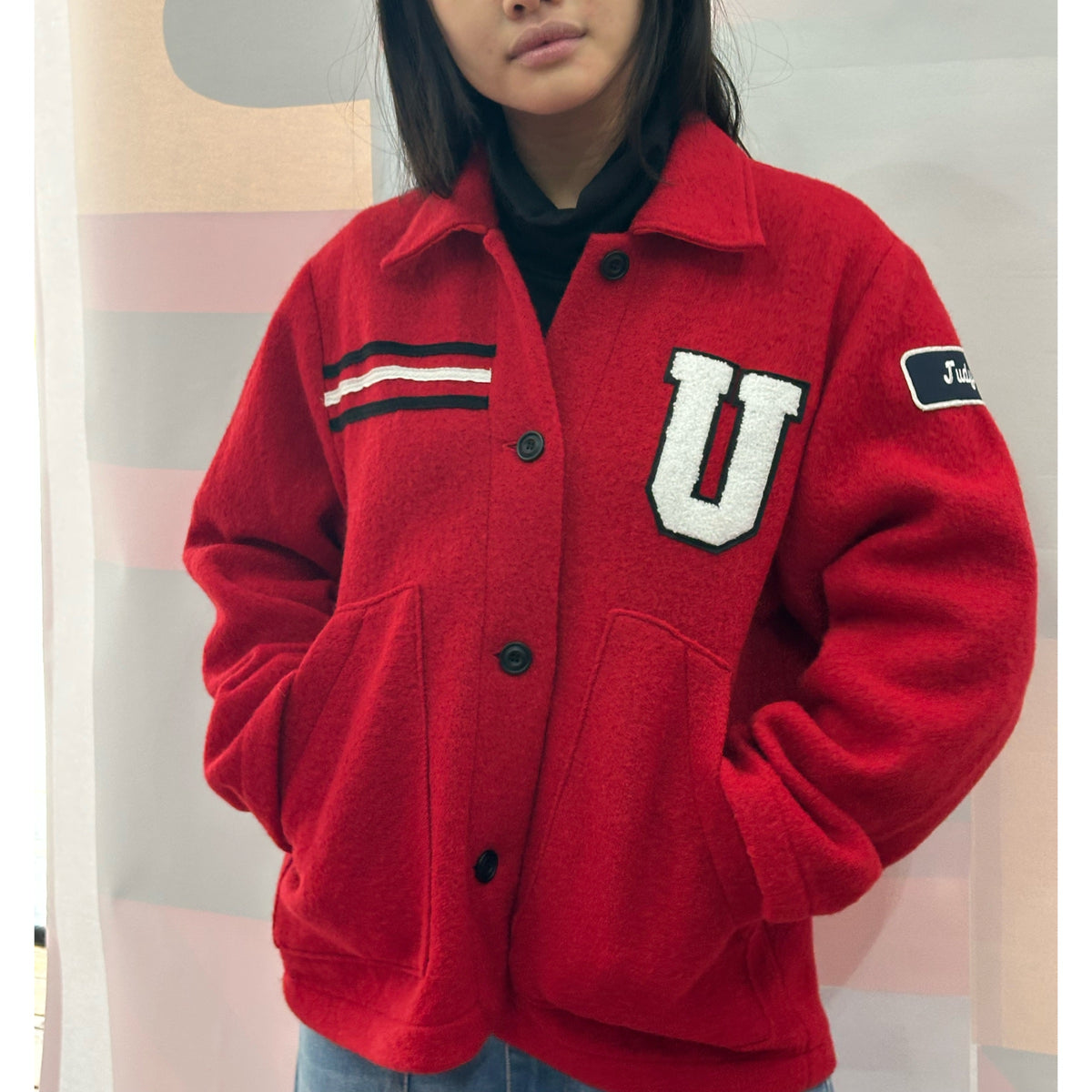 *CUSTOMISE* Workwear Jacket + Initial + Stripe