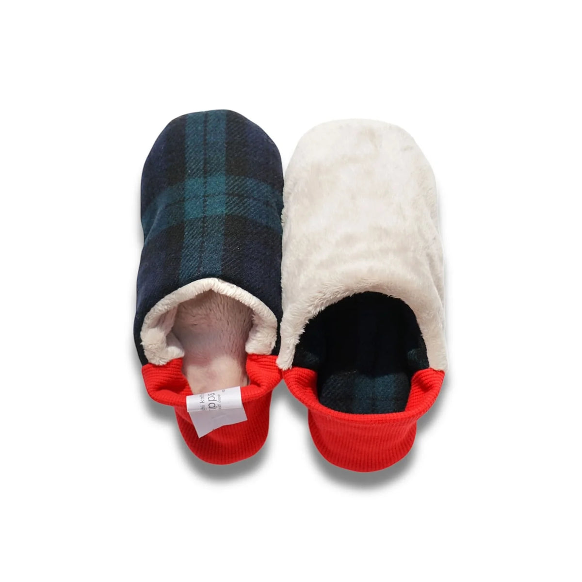 *NEW* Slippers Reversible Tartan x Wool