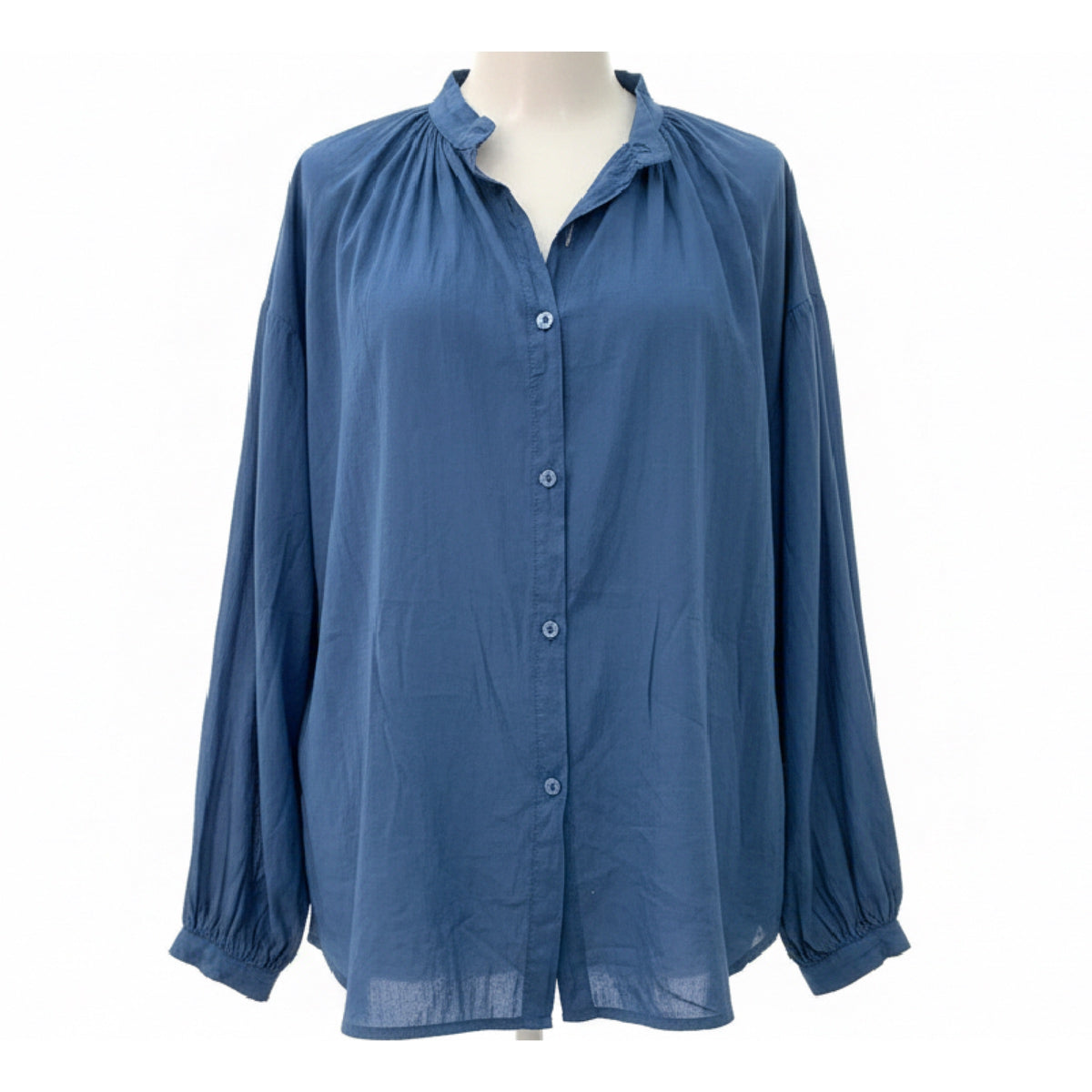Blue Cotton Shirt