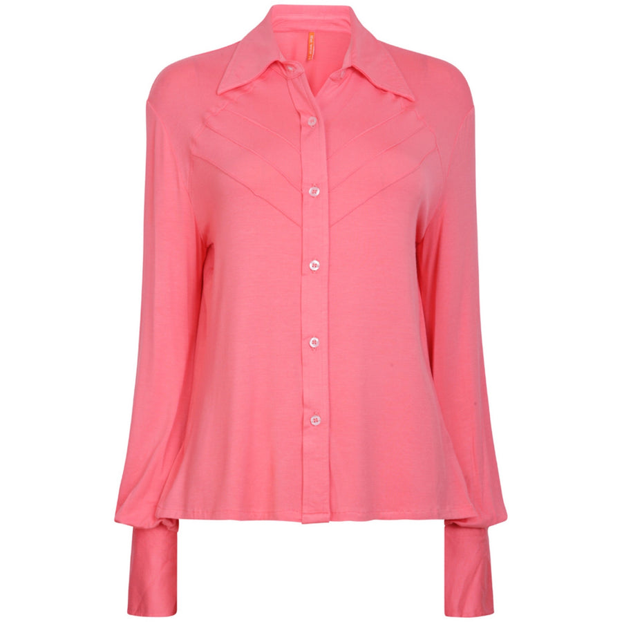 The West Village Pintuck Shirt Pink