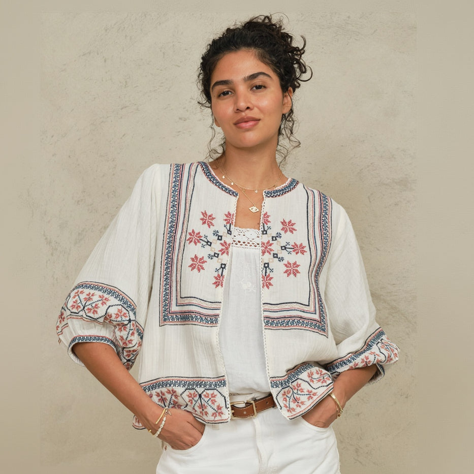 *LANDED!* Calista Embroidered Jacket