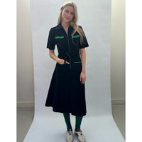 Cord Shirt Dress Navy