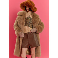 Faux Fur Oversized Coat