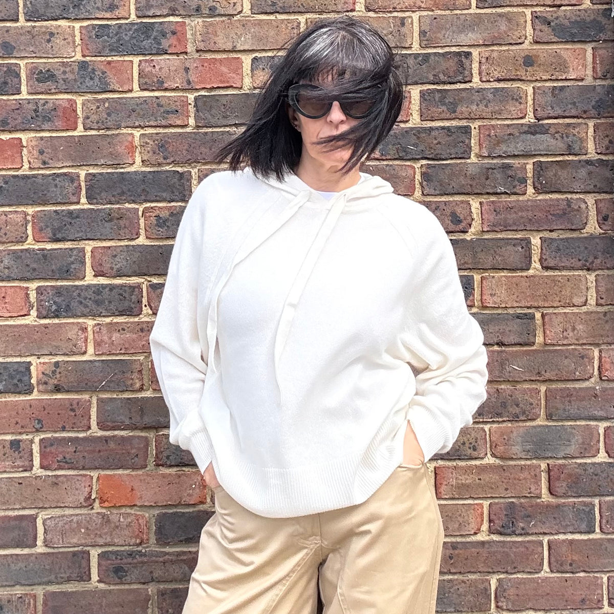 *NEW* Absolut Cashmere Hoodie Eggshell