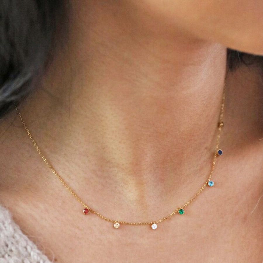Angel Rainbow Crystals Necklace