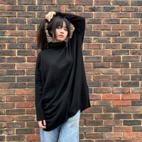 *NEW* Absolut Cashmere Extra Long Turtle Neck Black