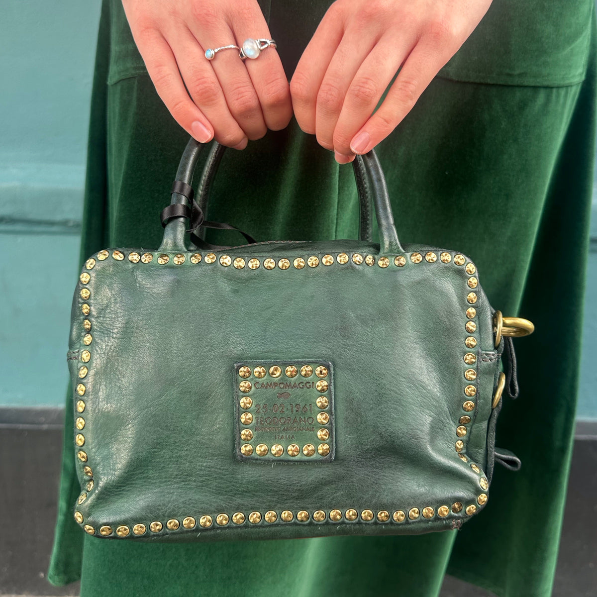 *JUST DROPPED* Campomaggi Simona Bowling Bag Green