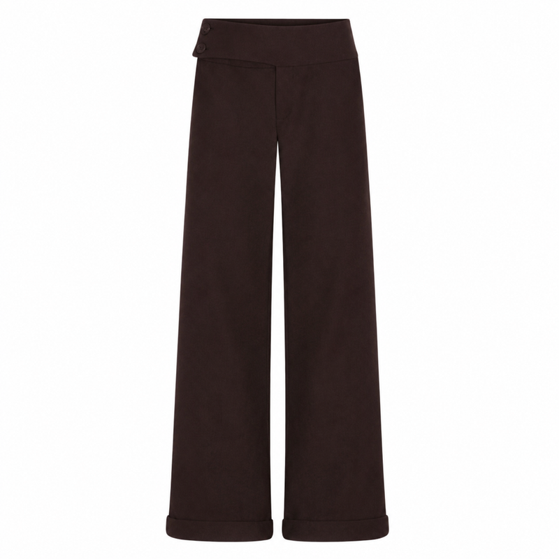 *NEW* Low Rise Trousers Chocolate