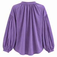 Lightweight Cotton Shirt Dark Lavender
