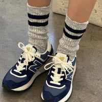 *NEW STYLE* Cottage Varsity Socks Heather Grey