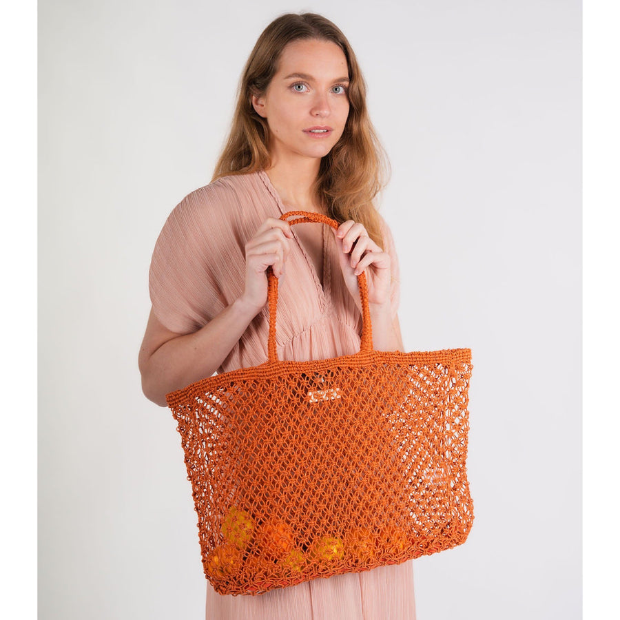 Ellyla Amara Crochet Bag Orange