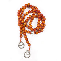 Terracotta Beaded Phone Cord