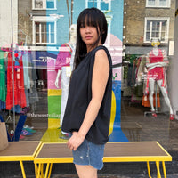 *NEW STYLE* Asymmetric T Black