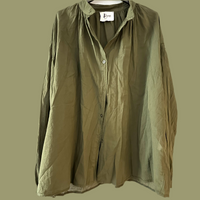 *NEW COLOUR* Johanna Lightweight Cotton Shirt Olive