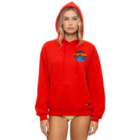 All Seasons Circle Pullover Hoodie Relaxed Flash Red