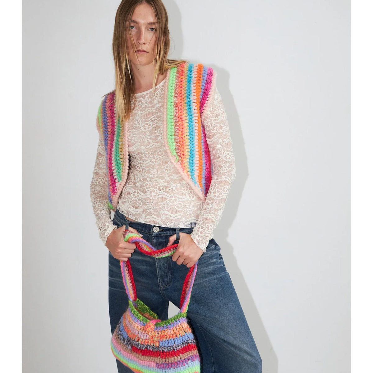 DawnxDare Fine Knit Waistcoat