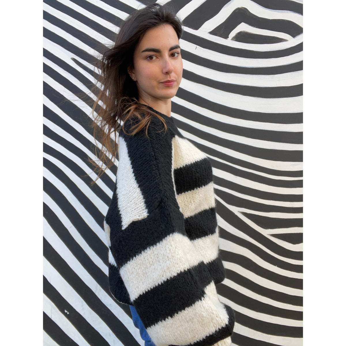 *NEW COLOUR* Black Stripe Jumper