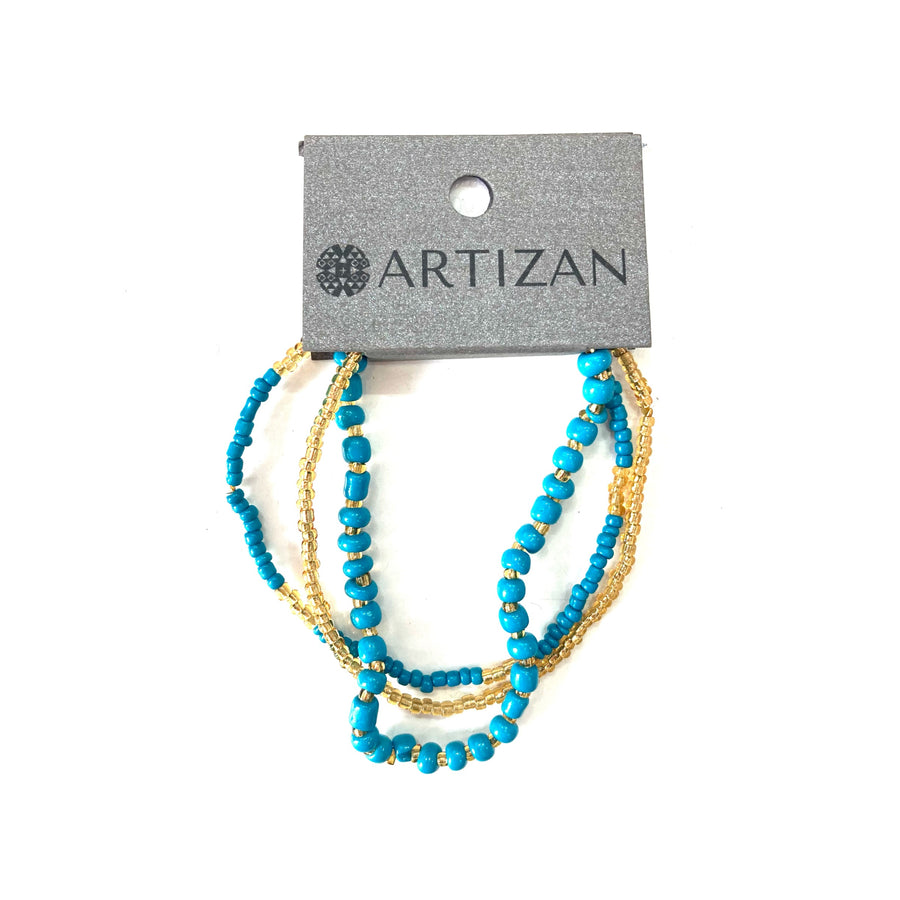 Artizan Lizzi Trio Bracelet Turquoise