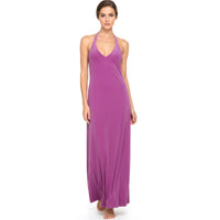 Mireille Halter Neck Dress Fuchsia