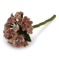 Felted Large Hydrangea Pale Rose