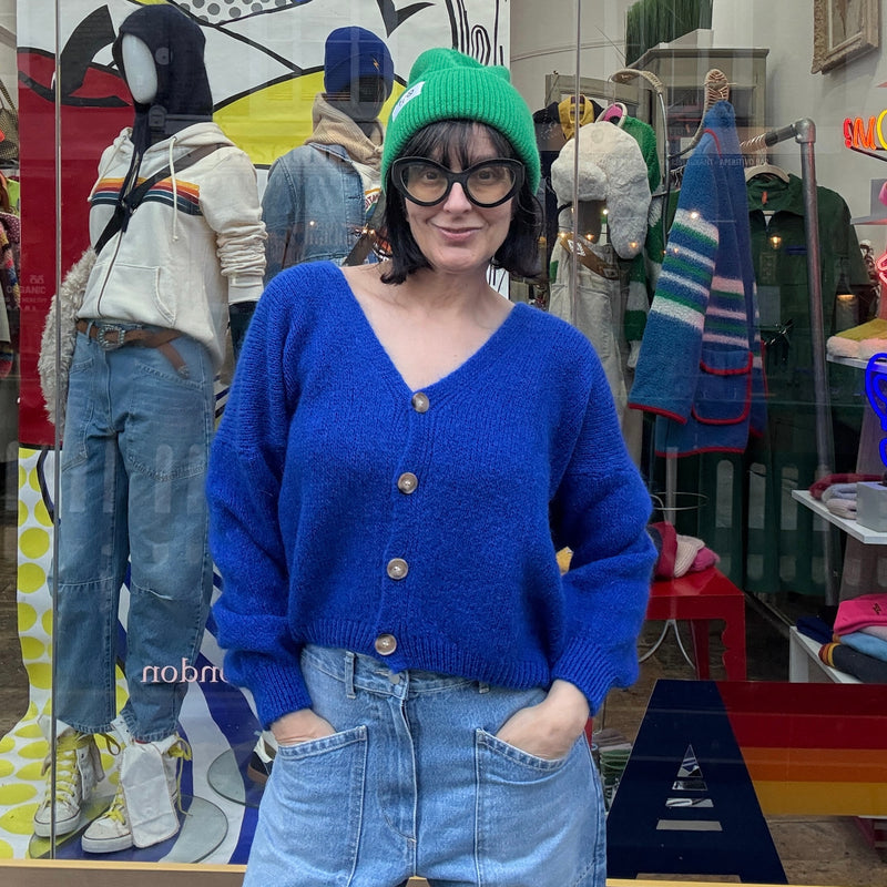 *NEW STYLE* Klein Blue Button-up Cardi