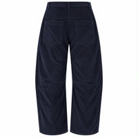 Cord Barrel Pant Navy