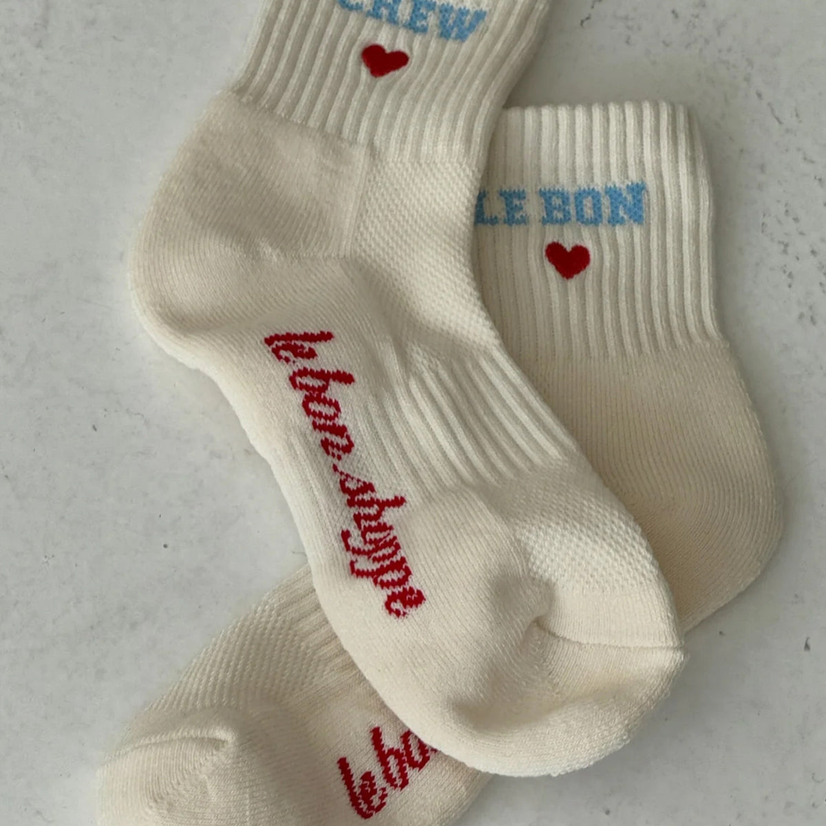 *NEW* Le Bon Shoppe Embroidered Crew Vanilla