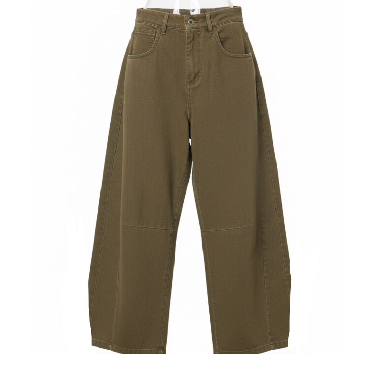 Khaki Barrel Jean