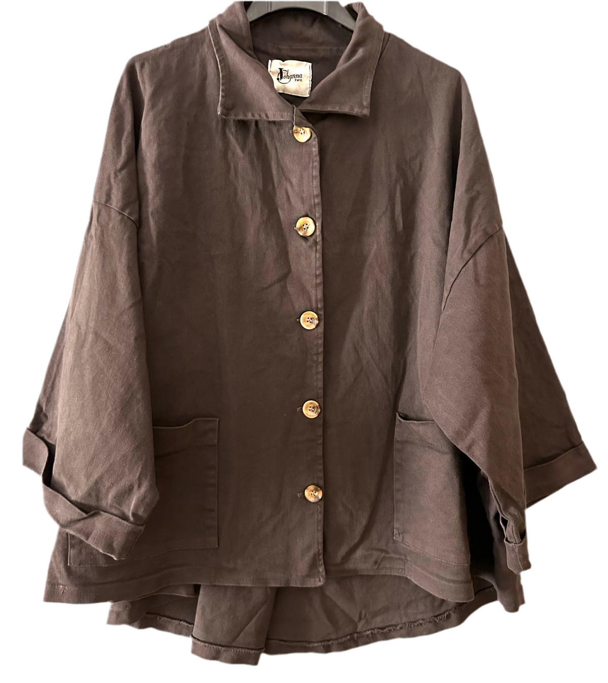 *NEW SEASON* Johanna Chocolate Smock Coat