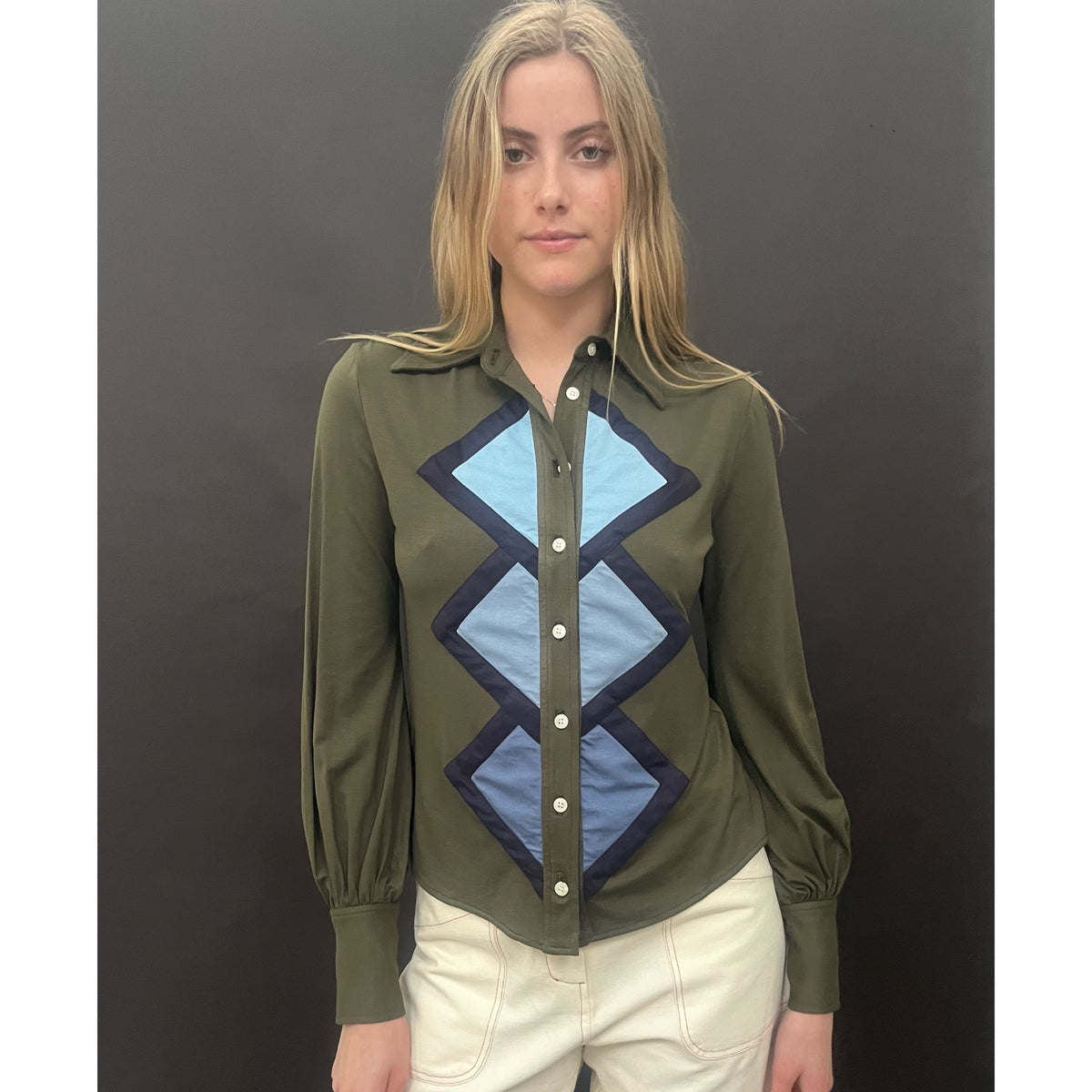 Diamond Shirt Khaki
