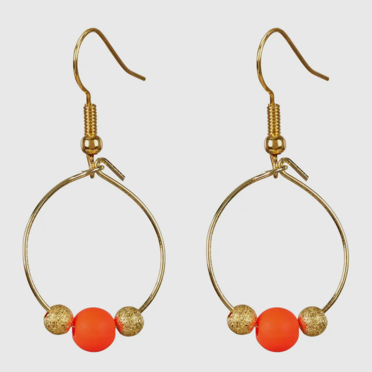 Birdie Earrings Orange