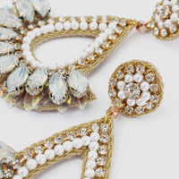 *NEW* Pearl White Teardrop Earrings