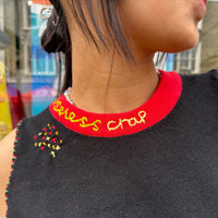 Useless Upcycled Black Cashmere Tank